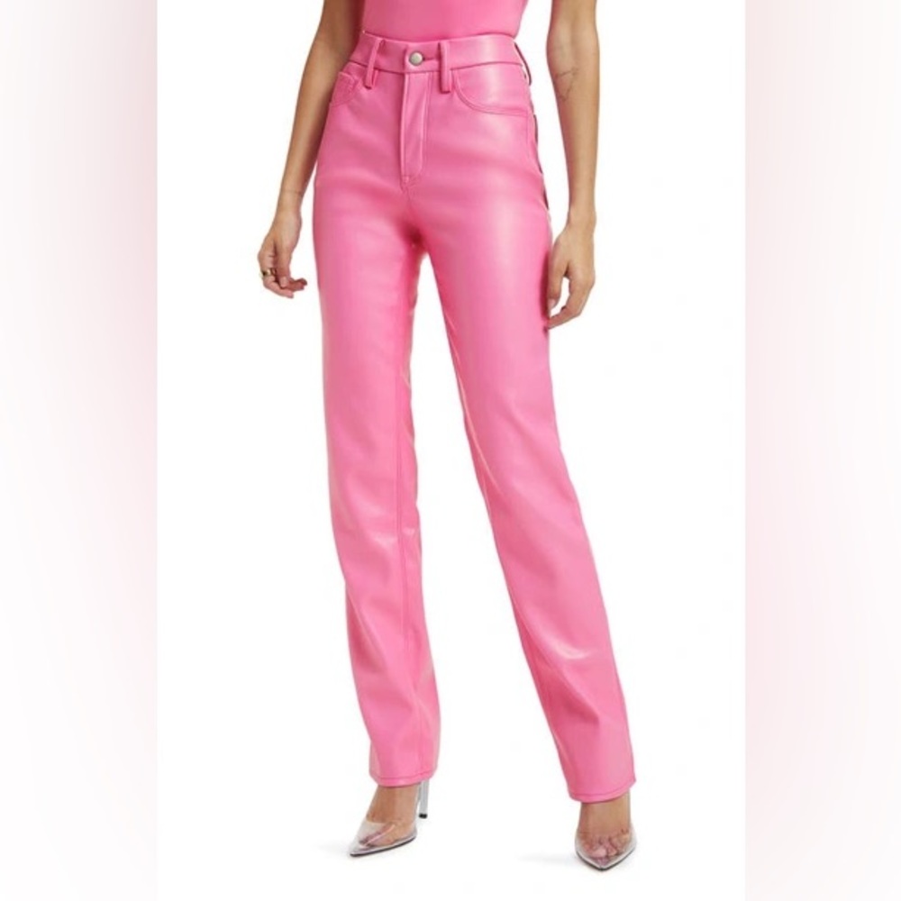 Good American Icon Straight-Leg Trousers